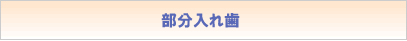 部分入れ歯